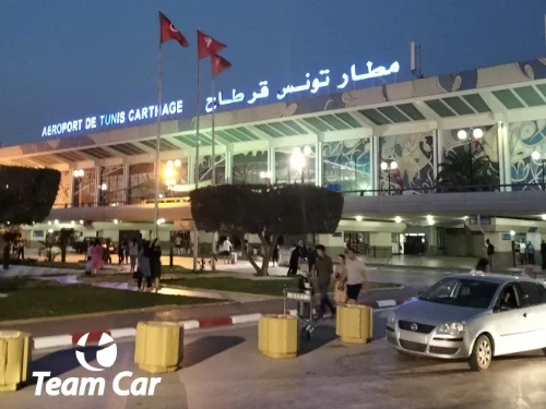 Disponibilité Teamcar sur l’aéroport de Tunis Carthage